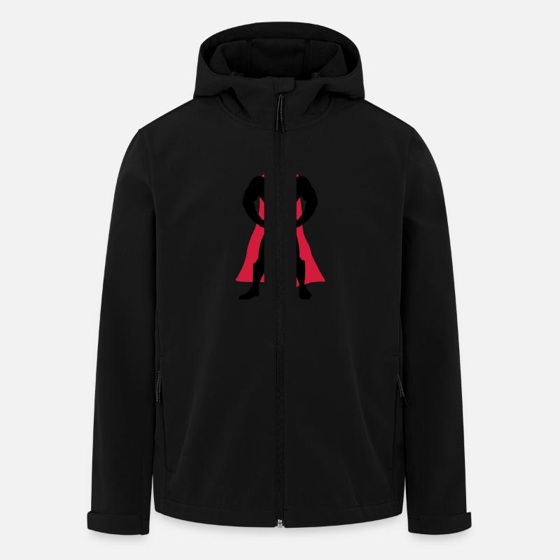 Superhero - Men’s Recycled Softshell Jacket by Stanley/Stella - black