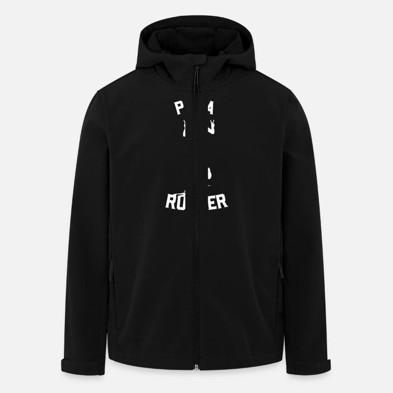 papa runner - Veste softshell homme en polyester recyclé Stanley/Stella - noir