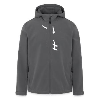 Glaube - Recycelte Männer Softshell-Jacke von Stanley/Stella - Anthrazit - Vorne - AI Model Male 185 light (185cm)