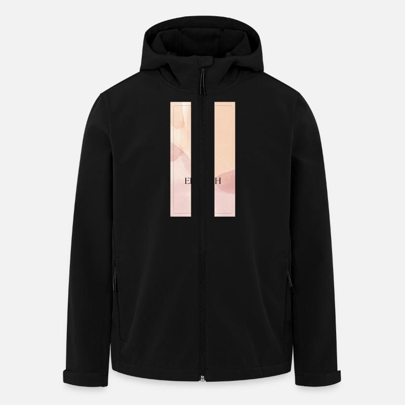 Geh mit Gott - Recycelte Männer Softshell-Jacke von Stanley/Stella - Schwarz