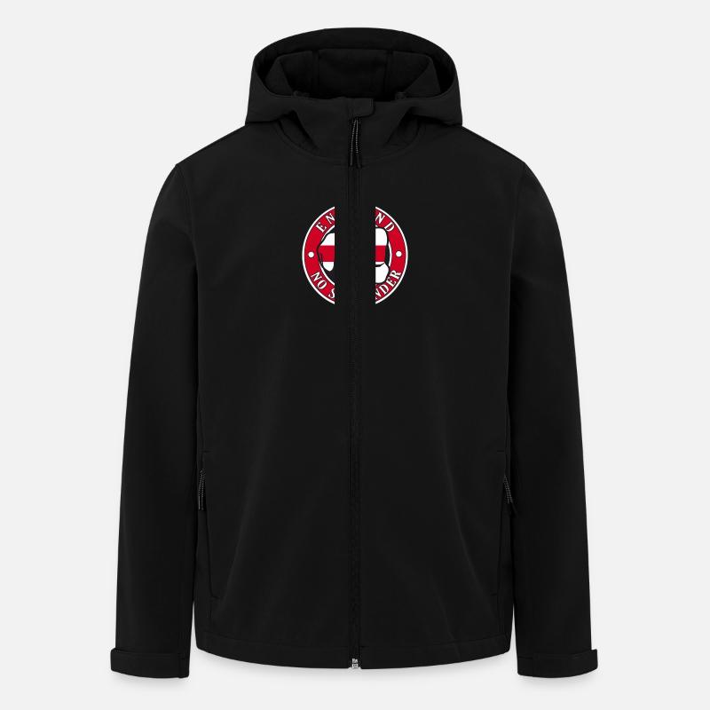 England "No Surrender" Fist - Recycelte Männer Softshell-Jacke von Stanley/Stella - Schwarz