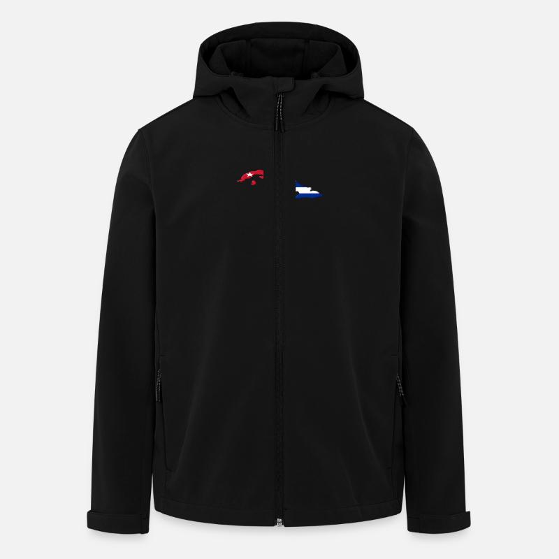 CUBA - Veste softshell homme en polyester recyclé Stanley/Stella - noir