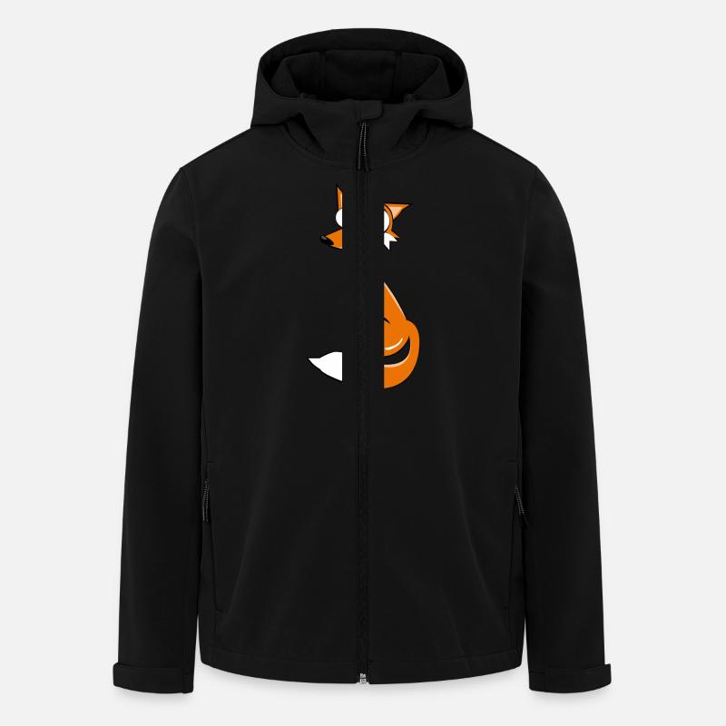 Böser Fuchs - Recycelte Männer Softshell-Jacke von Stanley/Stella - Schwarz
