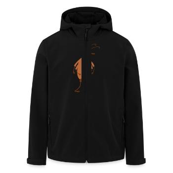 Käfer mit Jacke - Recycelte Männer Softshell-Jacke von Stanley/Stella - Schwarz - Vorne - AI Model Male 185 light (185cm)