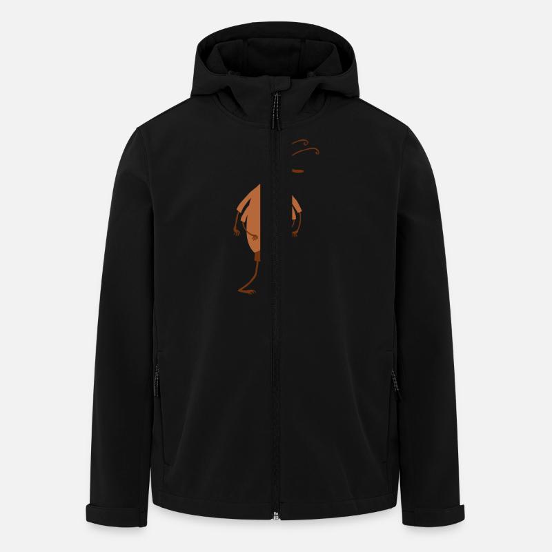 Käfer mit Jacke - Recycelte Männer Softshell-Jacke von Stanley/Stella - Schwarz