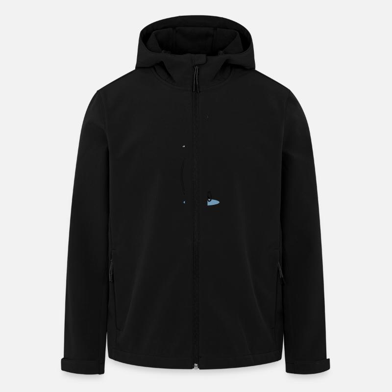 Hochrad - Recycelte Männer Softshell-Jacke von Stanley/Stella - Schwarz
