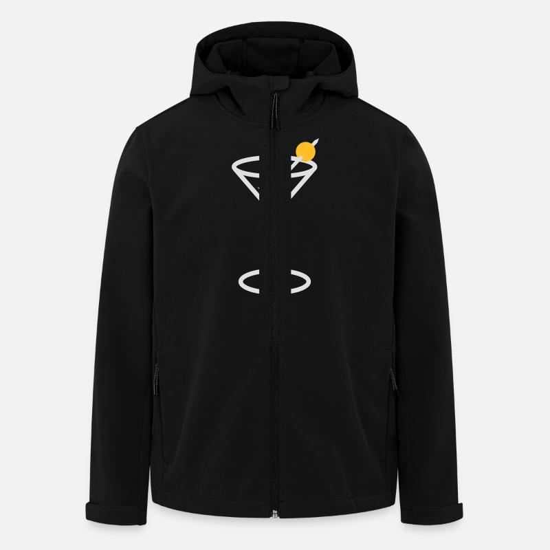Martini Cocktail Glass - Veste softshell homme en polyester recyclé Stanley/Stella - noir