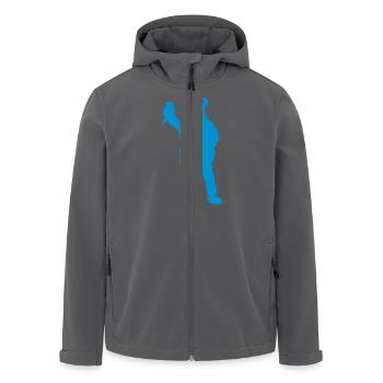 Wikinger - Recycelte Männer Softshell-Jacke von Stanley/Stella - Schwarz - Vorne - AI Model Male 185 light (185cm)
