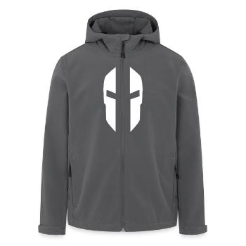 spartan helmet brandnew - Recycelte Männer Softshell-Jacke von Stanley/Stella - Schwarz - Vorne - AI Model Male 185 light (185cm)