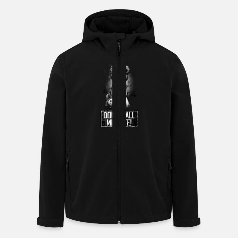 Teddy - Don't Call Me Cute - Men’s Recycled Softshell Jacket by Stanley/Stella - black
