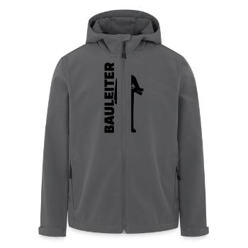 Bauleiter - Recycelte Männer Softshell-Jacke von Stanley/Stella - Schwarz - Vorne - AI Model Male 185 light (185cm)