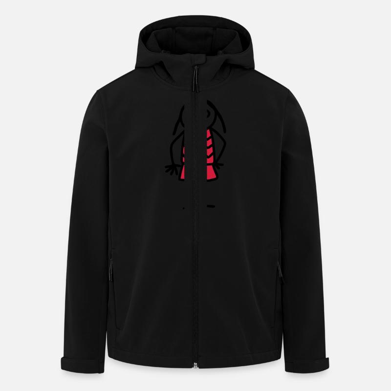 Girlpower - V2 - Recycelte Männer Softshell-Jacke von Stanley/Stella - Schwarz