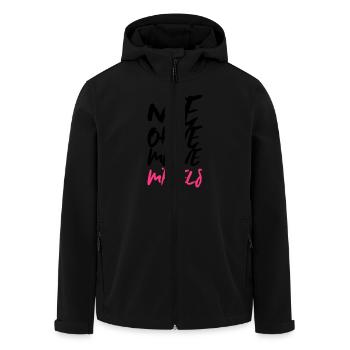 maedels nie ohne meine - Recycelte Männer Softshell-Jacke von Stanley/Stella - Schwarz - Vorne - AI Model Male 185 light (185cm)