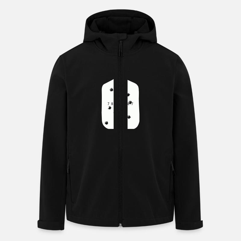 Cible - Veste softshell homme en polyester recyclé Stanley/Stella - noir