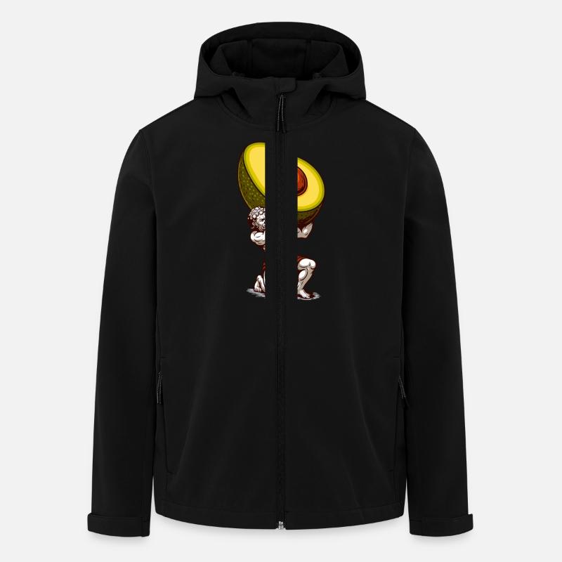 Statue avocat - Veste softshell homme en polyester recyclé Discoverer Stanley/Stella - noir