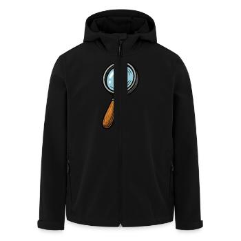 lupe - Recycelte Männer Softshell-Jacke von Stanley/Stella - Schwarz - Vorne - AI Model Male 185 light (185cm)