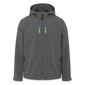 Eule Pauline - Recycelte Männer Softshell-Jacke von Stanley/Stella - Schwarz - Vorne - AI Model Male 185 light (185cm)