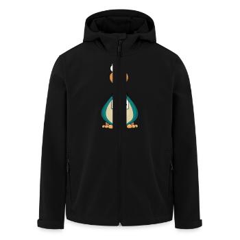 Dodo lustiger Vogel Geschenk - Recycelte Männer Softshell-Jacke von Stanley/Stella - Schwarz - Vorne - AI Model Male 185 light (185cm)