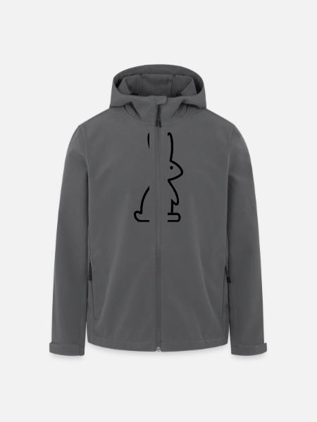 Bunny - Men’s Recycled Softshell Jacket by Stanley/Stella - black