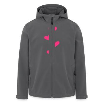 Herze - Recycelte Männer Softshell-Jacke von Stanley/Stella - Schwarz - Vorne - AI Model Male 185 light (185cm)