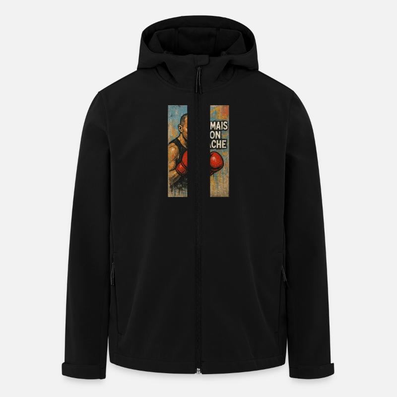 Boxen - Recycelte Männer Softshell-Jacke von Stanley/Stella - Schwarz
