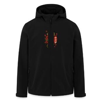 Yakuza Dragon - Recycelte Männer Softshell-Jacke von Stanley/Stella - Schwarz - Vorne - AI Model Male 185 light (185cm)