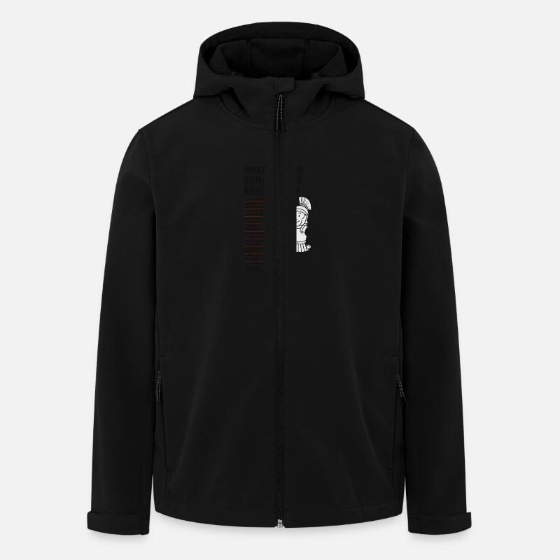 La vie de Brian Römer - Veste softshell homme en polyester recyclé Stanley/Stella - noir