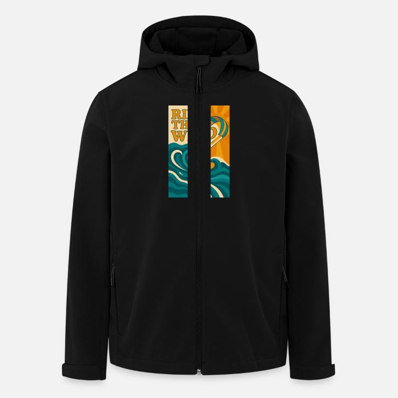Ride the wind - Veste softshell homme en polyester recyclé Stanley/Stella - noir