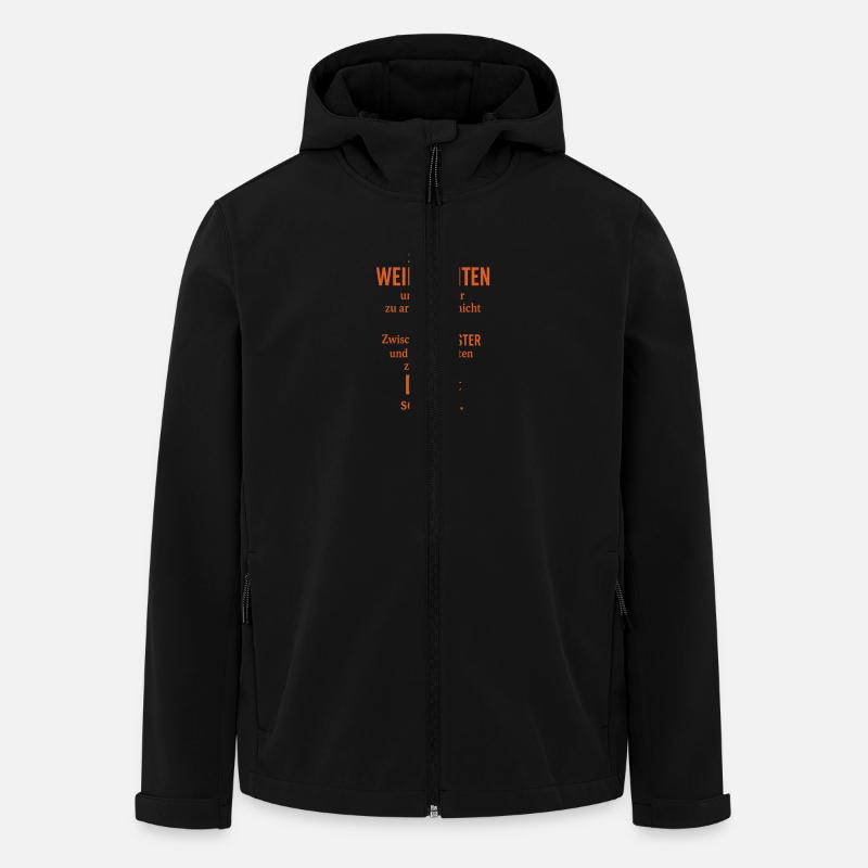 Zwischen Weihnachten und Silvester arbeiten... - Recycelte Männer Softshell-Jacke von Stanley/Stella - Schwarz