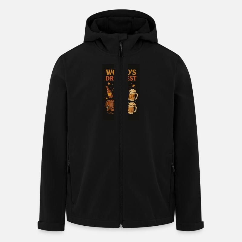 Worlds drunkest dad - Men’s Recycled Softshell Jacket by Stanley/Stella - black