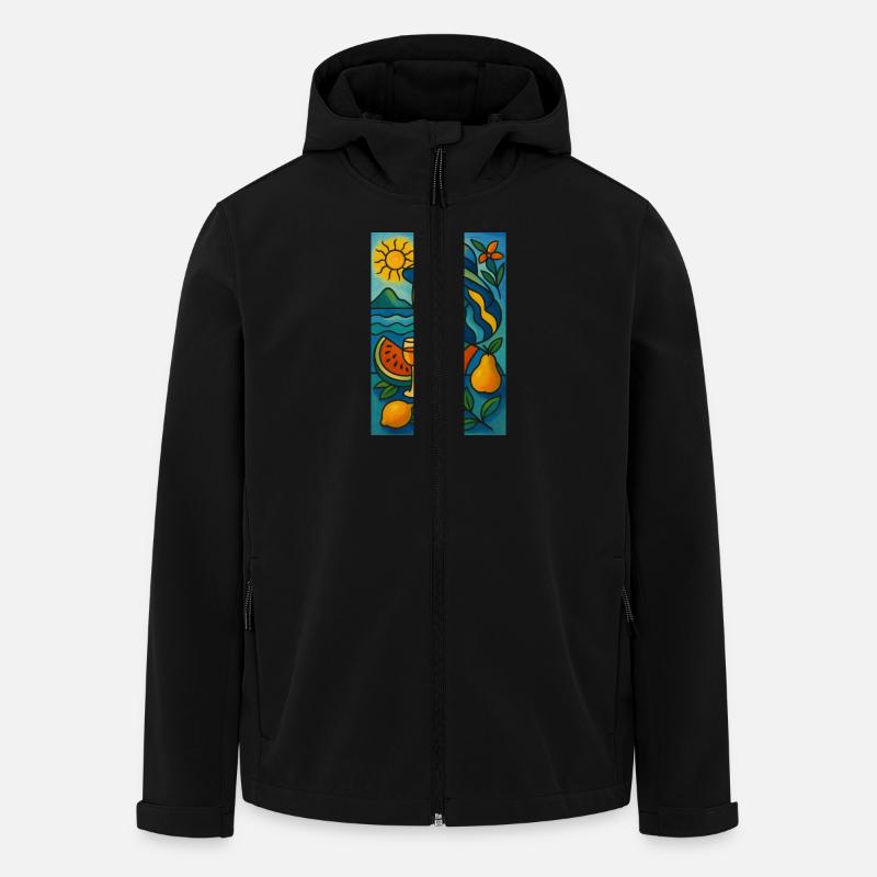 Summer breeze - Men’s Recycled Softshell Jacket by Stanley/Stella - black