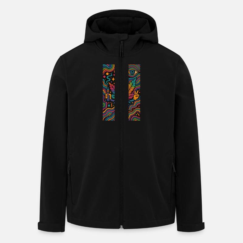 19 - Men’s Recycled Softshell Jacket by Stanley/Stella - black