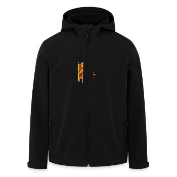 Katzen würden Menschen kaufen. - Recycelte Männer Softshell-Jacke von Stanley/Stella - Schwarz - Vorne - AI Model Male 185 light (185cm)