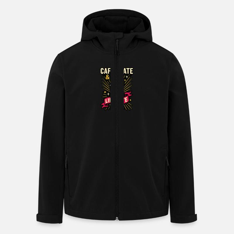 Caffeinate & Liberate. - Recycelte Männer Softshell-Jacke von Stanley/Stella - Schwarz