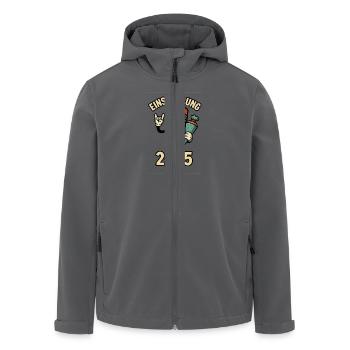 Schulstart für coole Kids. - Recycelte Männer Softshell-Jacke von Stanley/Stella - Schwarz - Vorne - AI Model Male 185 light (185cm)