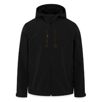 Joker - Recycelte Männer Softshell-Jacke von Stanley/Stella - Schwarz - Vorne - AI Model Male 185 light (185cm)