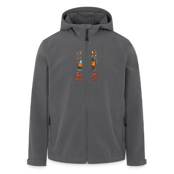 Sauber macht Spaß Reinigung Kinder Erziehung Rein - Recycelte Männer Softshell-Jacke von Stanley/Stella - Schwarz - Vorne - AI Model Male 185 light (185cm)