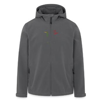 colibri_Martinique - Veste softshell homme en polyester recyclé Stanley/Stella - noir - Devant - AI Model Male 185 light (185cm)