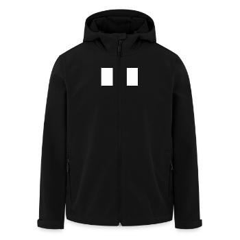 167-716 - Recycelte Männer Softshell-Jacke von Stanley/Stella - Schwarz - Vorne - AI Model Male 185 light (185cm)