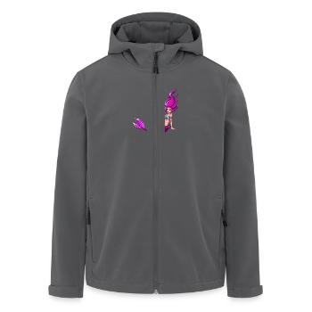 Meerjungfrau - Recycelte Männer Softshell-Jacke von Stanley/Stella - Schwarz - Vorne - AI Model Male 185 light (185cm)