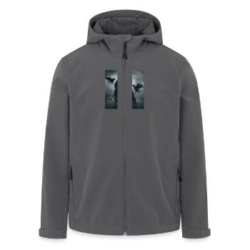 Raben Odins - Recycelte Männer Softshell-Jacke von Stanley/Stella - Schwarz - Vorne - AI Model Male 185 light (185cm)