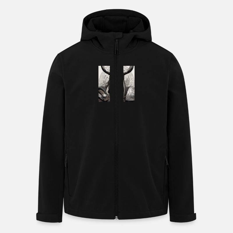 Viking Ragnar - Men’s Recycled Softshell Jacket by Stanley/Stella - black