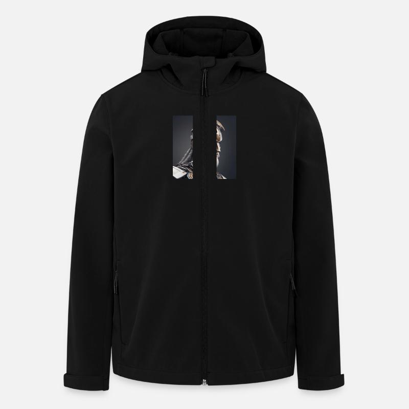 Machine de combat Viking - Veste softshell homme en polyester recyclé Stanley/Stella - noir