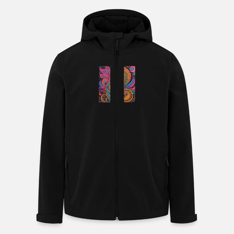 Catch the worm - Men’s Recycled Softshell Jacket by Stanley/Stella - black