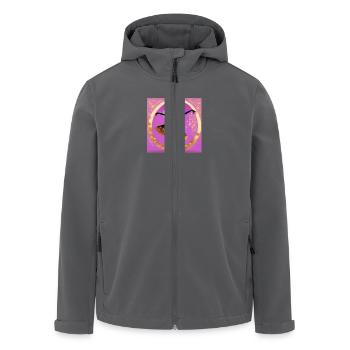 Idealerweise - Recycelte Männer Softshell-Jacke von Stanley/Stella - Schwarz - Vorne - AI Model Male 185 light (185cm)