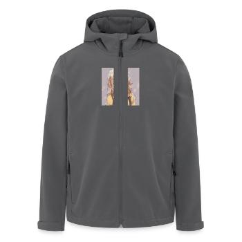 Anime maus - Recycelte Männer Softshell-Jacke von Stanley/Stella - Schwarz - Vorne - AI Model Male 185 light (185cm)