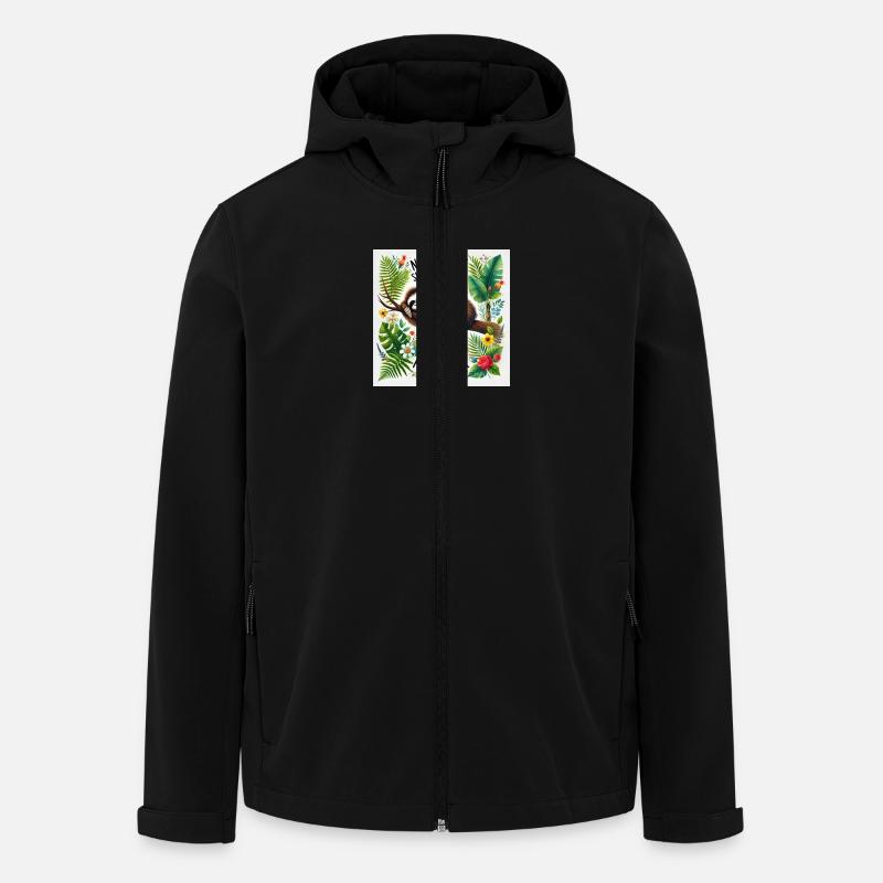 Nickerchen Den ganzen Tag schlafen die ganze Nacht Party nie - Recycelte Männer Softshell-Jacke von Stanley/Stella - Schwarz