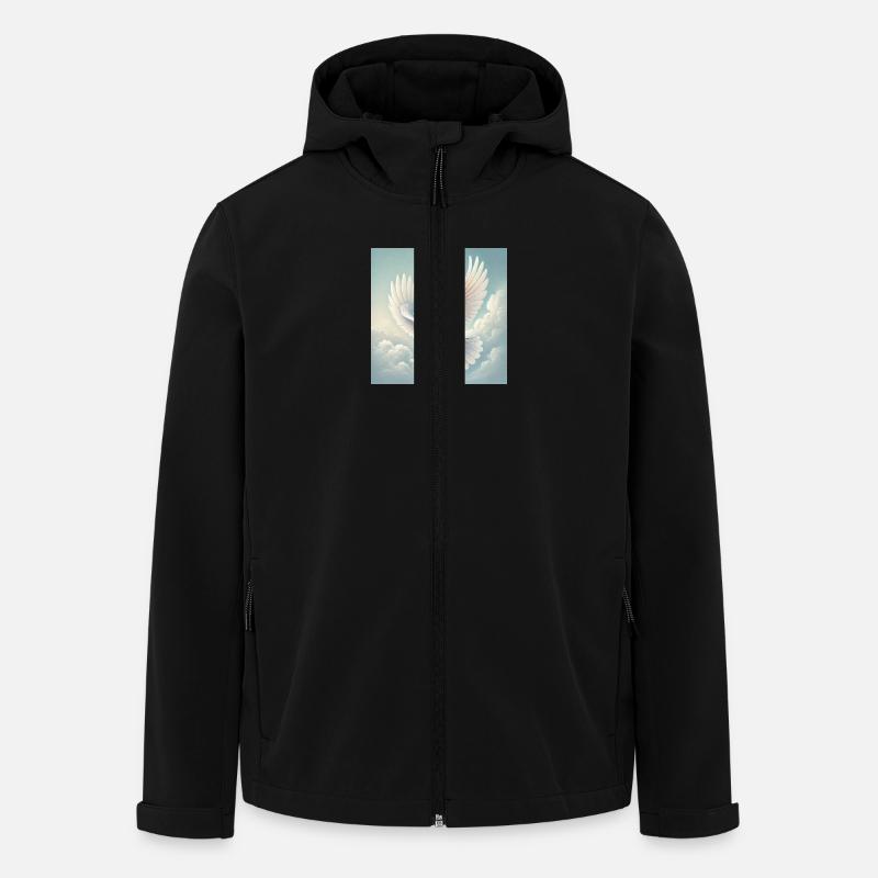 Taube I - Recycelte Männer Softshell-Jacke von Stanley/Stella - Schwarz