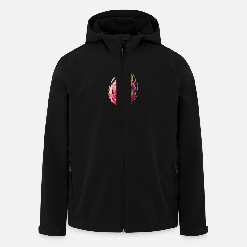 Drachenfrucht – Tropisches Meisterwerk - Recycelte Männer Softshell-Jacke von Stanley/Stella - Schwarz