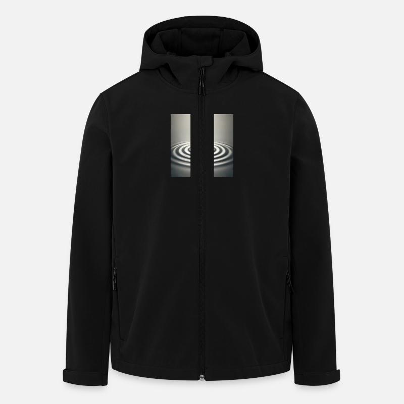Versunken - Recycelte Männer Softshell-Jacke von Stanley/Stella - Schwarz